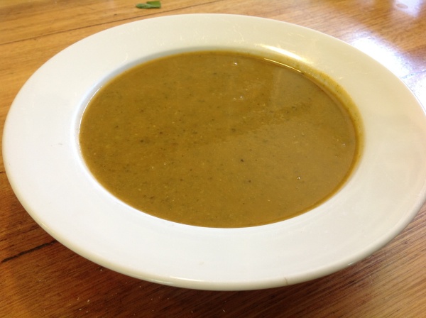 pureed vegetable and lentil soup